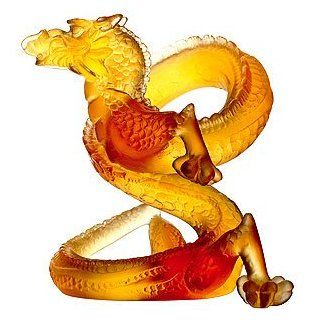 Daum Glass Dragon Eight Figurine   Collectible Figurines
