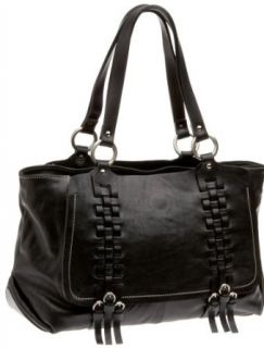 Tentazione Due 2720 East West Tote,Black, Clothing