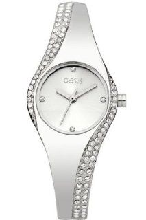 Oasis B1217 Ladies Silver Bangle Watch Watches