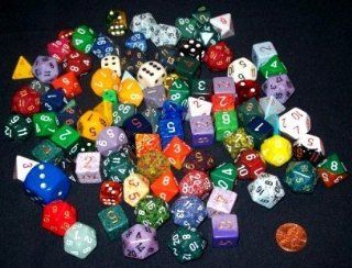 Four Sided Dice   D4   Random Group of 10 Four Sided Dice Sports & Outdoors