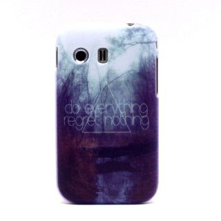 Highmall Forest Triangle Do Everthing Regret Nothing Hard Back Shell Case Cover for Samsung Galaxy Y S5360 Cell Phones & Accessories