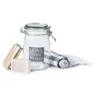 love your home gift jar by hopscotch of henley