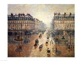 Avenue de L'Opera, Paris, 1898 Poster Print by Camille Pissarro (24 x 18)   Prints