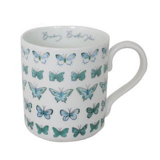 'busy butterflies' china mug by sophie allport