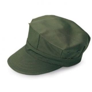 New Olive Eight Point Captain Hat, Medium Newsboy Caps