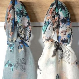 bird on wire scarf by penelopetom direct ltd