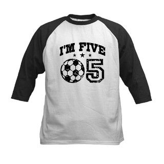 Five Year Old Soccer Tee by bethetees