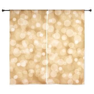 Christmas flavored golden glittery ba 60 Curtains by Admin_CP70839509