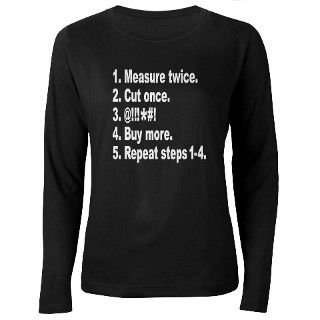 Measure twice, Cut onceT Shirt by MegaShark