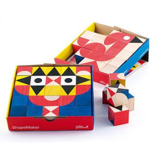 25 wooden shape maker blocks by just gorgeous