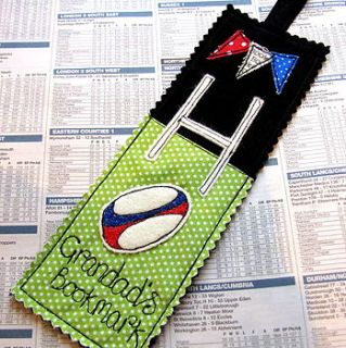 personalised rugby keyring & bottle opener by sew very english