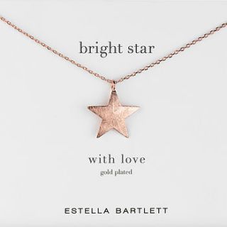 bright star charm necklace by house interiors & gifts