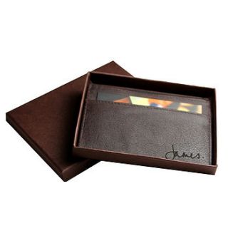 sean men's buffalo leather card holder by nv london calcutta