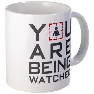 You Are Being Watched Mug by waywardtees