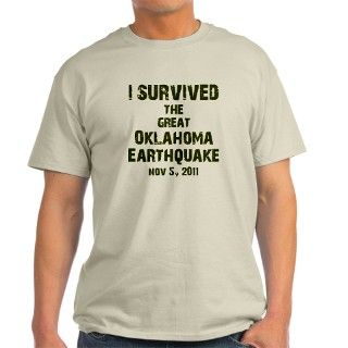 Oklahoma Earthquake T Shirt by newgeneration