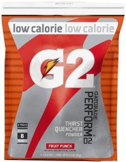 Gatorade G2 Powder, Fruit Punch, 0.5 Ounce Packets (Pack of 80)  Sports Drinks  Grocery & Gourmet Food