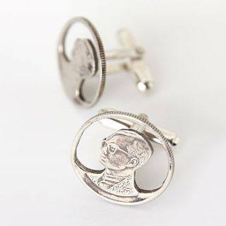 thai chap coin cufflinks by rachel eardley