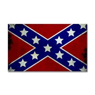 Grunge Confederate Flag Decal by doodles_design