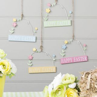 happy easter mini sign by the contemporary home