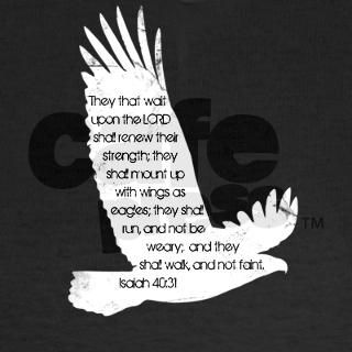 Isaiah 4031 Eagle T Shirt by goddesigns