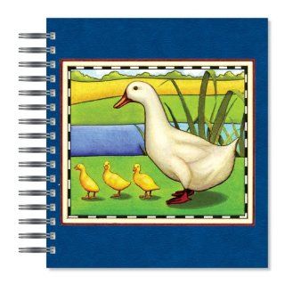 ECOeverywhere Duck Patch Picture Photo Album, 18 Pages, Holds 72 Photos, 7.75 x 8.75 Inches, Multicolored (PA12405)  Wirebound Notebooks 
