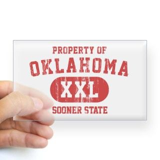 Property of Oklahoma, Sooner State Decal by USASwagger