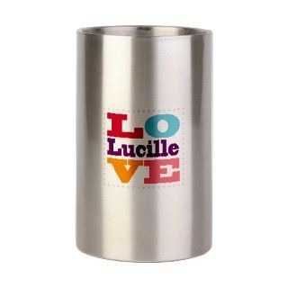 I Love Lucille Bottle Wine Chiller by UniqueGirlsNames49