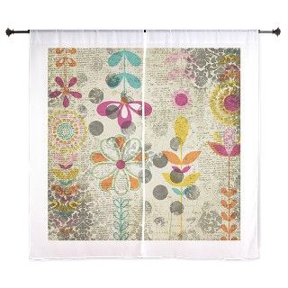 Bohemian Boho Flowers Curtains by CubaJunky2