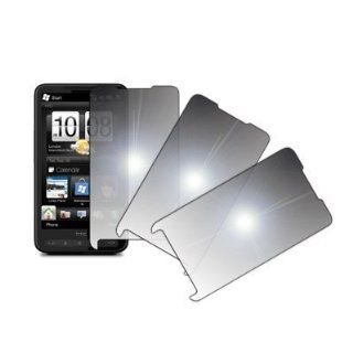 Three LCD Screen Guards / Protectors for T Mobile HTC HD 2 HD2 Cell Phones & Accessories
