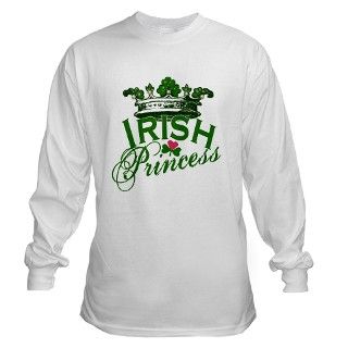 Irish Princess Tiara Long Sleeve T Shirt by shamrockz