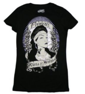 Chola S/S Womens T shirt in Black/White by Famous Stars and Straps, Size Large, Color Black/White Clothing