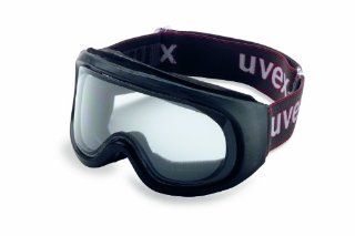 Uvex S390 Climazone Safety Goggles, Black Body, Clear Anti Fog/Ultra Dura Hardcoat Dual Pane Lens   Safety Goggles Anti Fog Ansi  