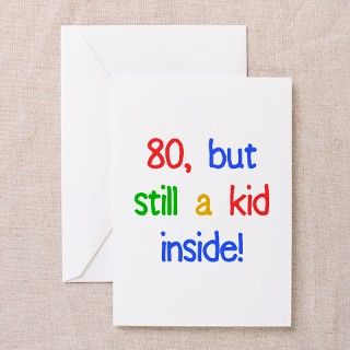 Fun 80th Birthday Humor Greeting Cards (Pk of 10) by birthdaybashed