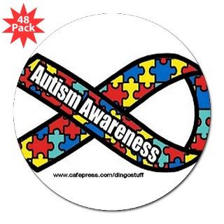 Autism Ribbon Rectangle Sticker by Admin_CP3892439