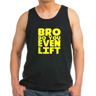 Bro Do You Even Lift Mens Dark Tank Top by clevershop123