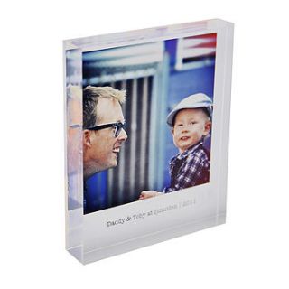 personalised photo acrylic block by a.musing