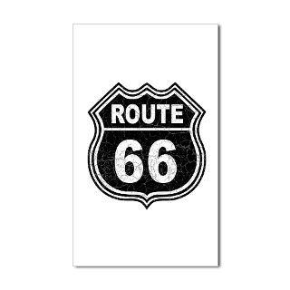 Rte 66   blk Rectangle Decal by vicevoices