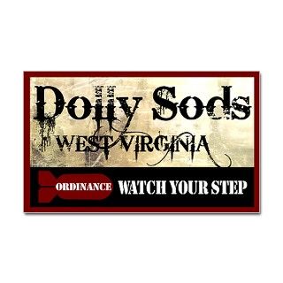 Dolly Sods   Watch Your Step Rectangle Decal by dollysods