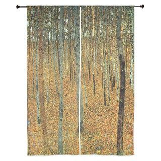 Vintage Art Nouveau Forest Curtains by sistergoldenhair