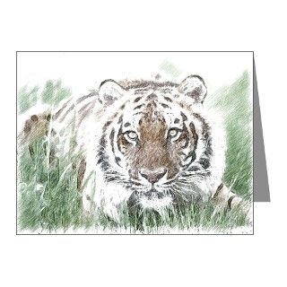Tiger CSketch Note Cards (Pk of 10) by ADMIN_CP113053808