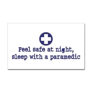 Feel Safe at Night Sleep with a Paramedic Decal by teesorama