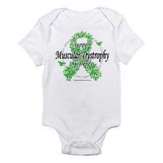 Muscular Dystrophy Ribbon Of Infant Bodysuit by mattmckendrick