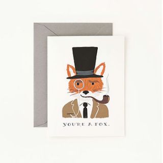 you're a fox greeting card by little baby company