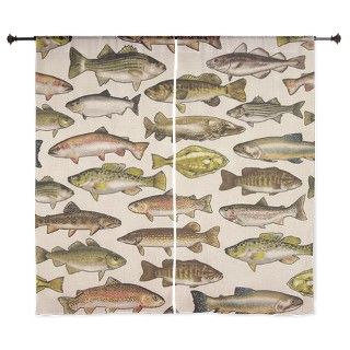 Loads of Fish Curtains by dillardsmugshop