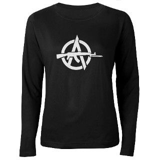 AK 47 Anarchy Symbol T Shirt by anarchyak47
