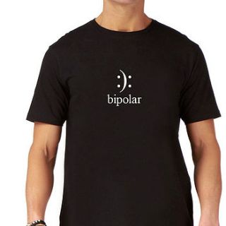 bipolar funny mens shirt by nappy head