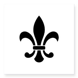 Fleur de Lis Rectangle Sticker by Admin_CP3626425