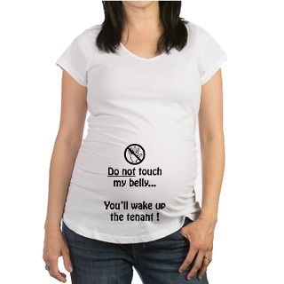 Maternity do not touch belly T Shirt by fabsdesigns