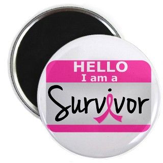 Breast Cancer Survivor 24 Magnet by pinkribbon01