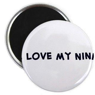 I love my Nina Magnet by 123personalize